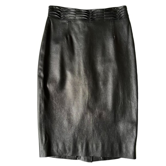 L'AGENCE Black Pencil Skirt - Picture 1 of 7